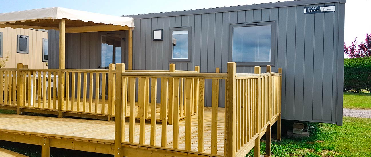 Mobile Home 4 To 6 Persons 2 Bedrooms Camping Les Roches