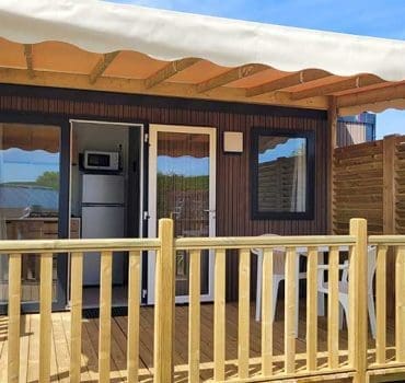 Terrasse couverte mobil-home Bahia