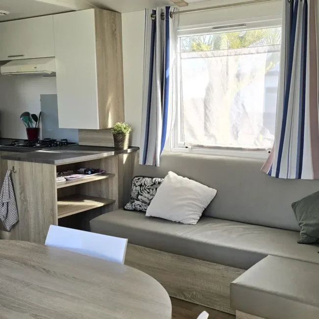 Mobilhome bord de mer proche plage Saint Pabu et Pléneuf Val André