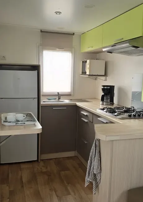 Mobilhome bord de mer proche plage Saint Pabu et Pléneuf Val André