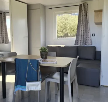 Location mobilhome vue mer à Erquy