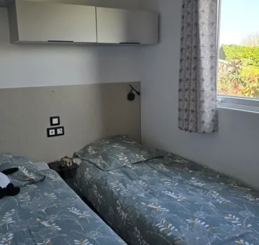 Location mobilhome vue mer à Erquy