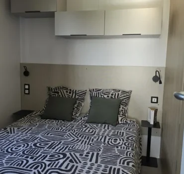 Location mobilhome vue mer proche plage de Saint Pabu