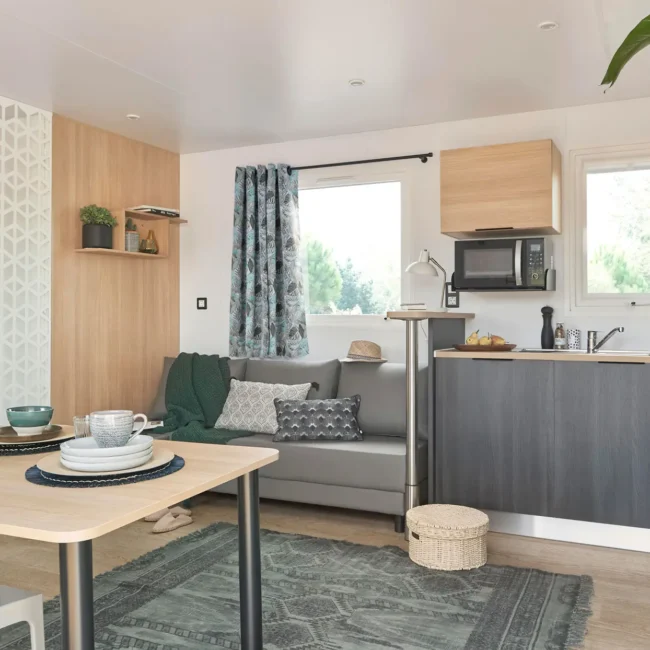 Location mobilhome 6 personnes à Erquy bord de mer proche plage de Saint Pabu